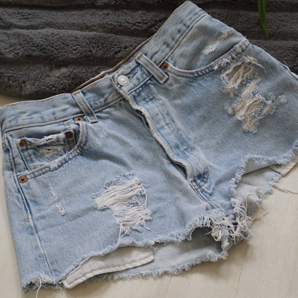 Levi 501 High Waisted Shorts